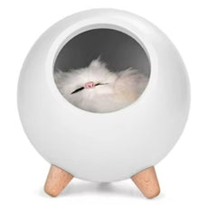 White LED cat night light