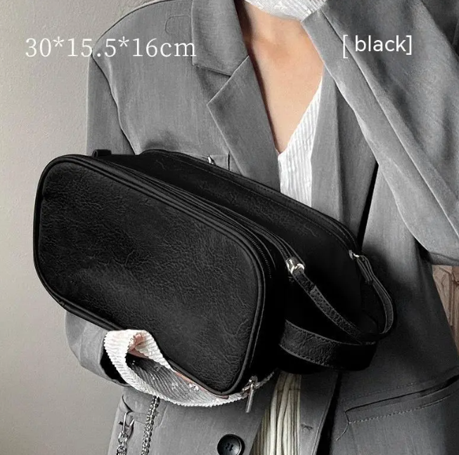 Travel Makeup Bag - Black