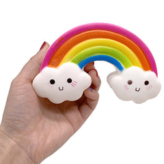 Rainbow Slow Rising Squishy Cloud Stress Toy Decor