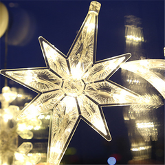 North star LED window light, close-up