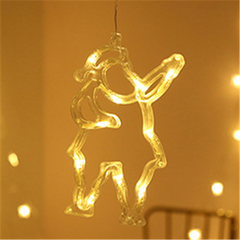 Santa LED window light