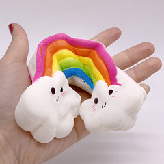 Rainbow Slow Rising Squishy Cloud Stress Toy Decor