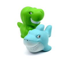 Kawaii Shark Squishy Stress Reliever Toy Set for Kids