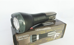 Multi-tool flashlight with its box