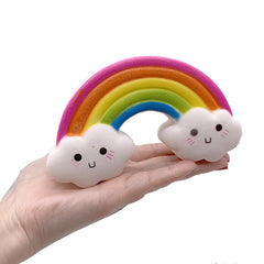 Rainbow Slow Rising Squishy Cloud Stress Toy Decor