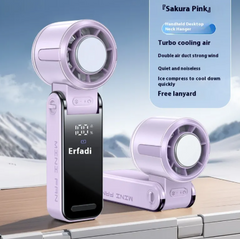 Foldable handheld fan, Purple
