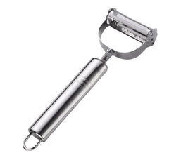 Stainless steel vegetable grater and peeler