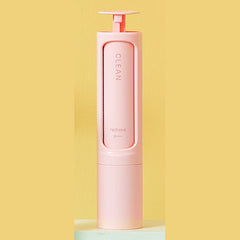 Pink plastic pet hair lint brush