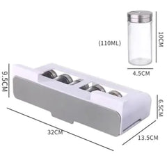 Kitchen Self-Adhesive Wall-Mounted Spice Organizer